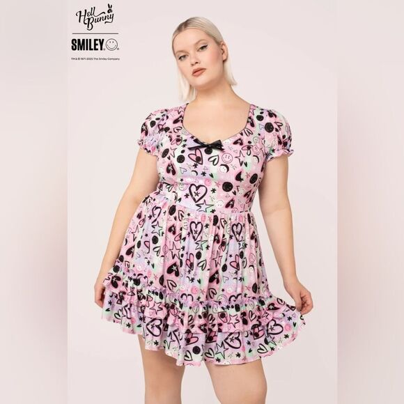 Hell Bunny Smiley Robbie Dress - Picture 6 of 7